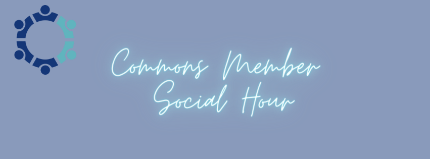 Commons Member Social Hour logo header.