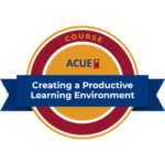 Creating a Productive Learning Environment