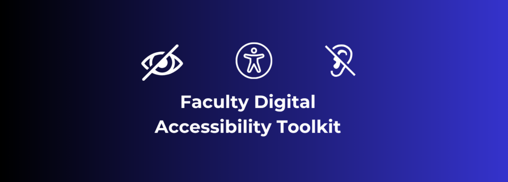Digital Toolkit for Faculty